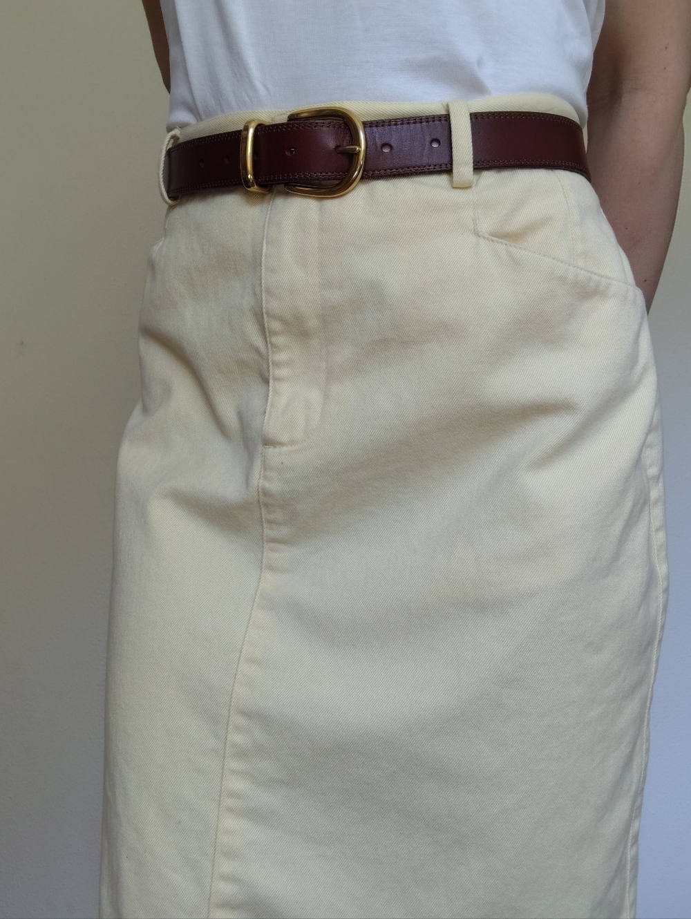 Christopher & Banks Denim Maxi Skirt / Size 10